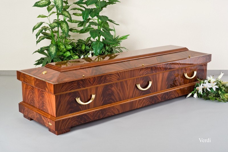 Produktfoto Sargmodell Verdi Wurzelholz